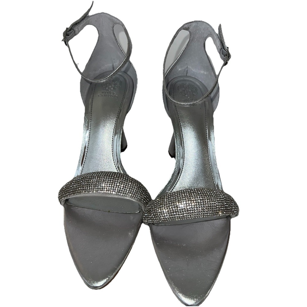 (B6/15))vicente Camuto‎ Shimmering And elegant ankle straps pair heels Size9m